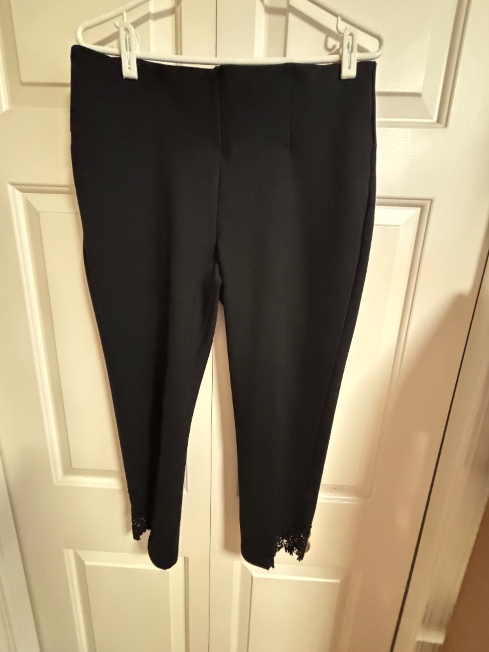 Nygard Slims with Embroidered Lace Inserts